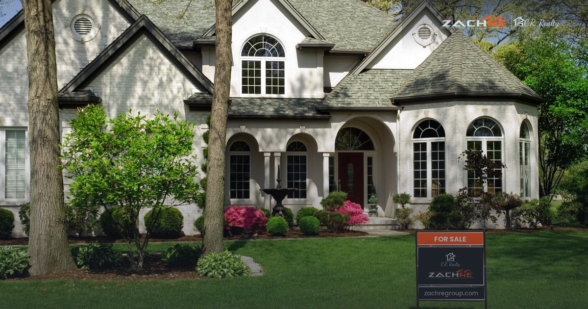Selling a house in Fort Bend County TX, home with a Zach RE Group for sale sign